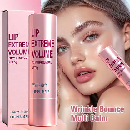 Plumping Lip Gloss Serum 5g with Ginger Oil – Moisturizing Non-Sticky Lip Care for Smooth, Soft & Voluminous Lips Enhancer