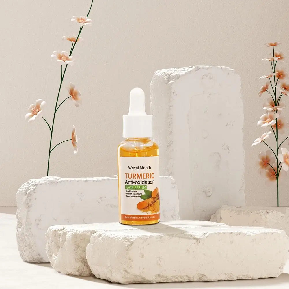Turmeric Face Whitening Serum – Anti-Oxidation Dark Spot Corrector for Facial Brightening & Skin Clarity