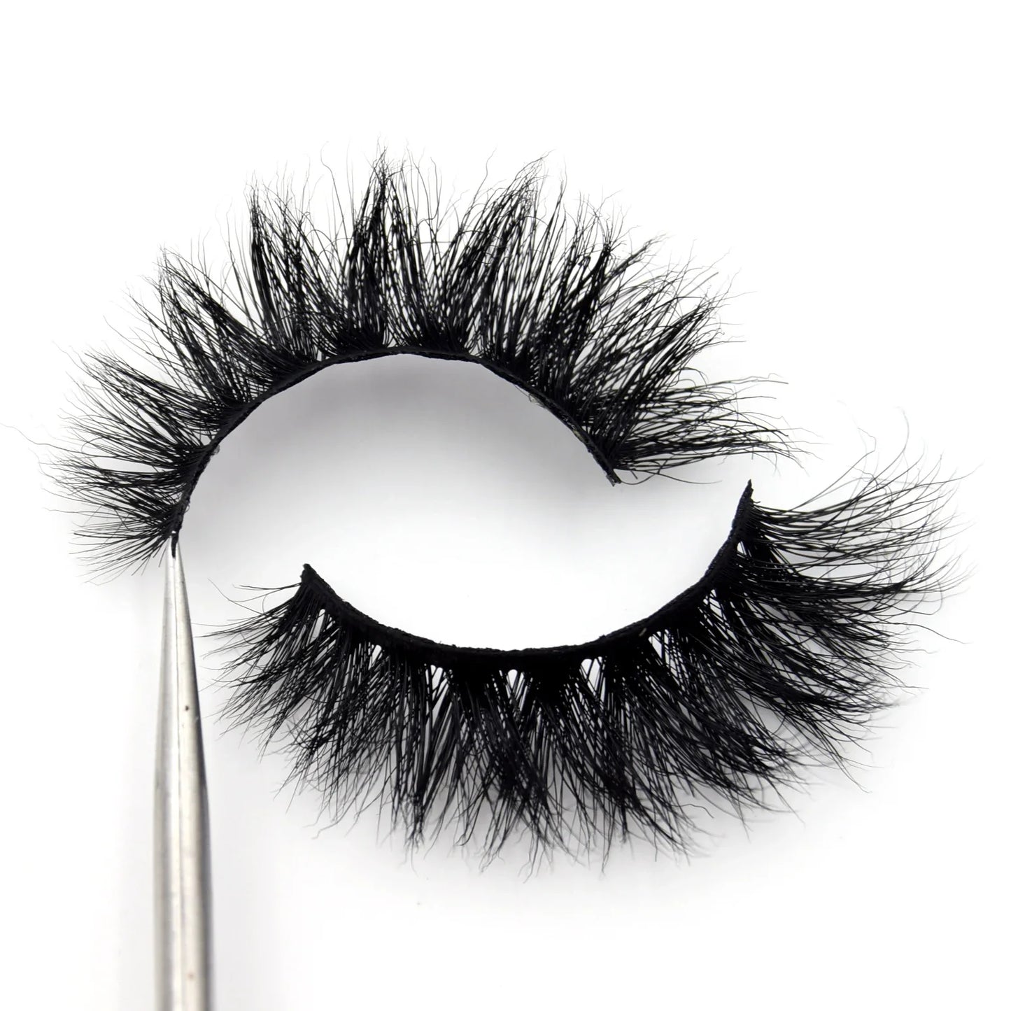 Visofree 3D Mink Eyelashes – Thick Handmade Full Strip Cruelty-Free False Lashes for Makeup M56