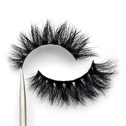 Visofree 3D Mink Eyelashes – Thick Handmade Full Strip Cruelty-Free False Lashes for Makeup M56