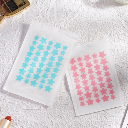 Colorful Star-Shaped PE Pimple Patches – Invisible Acne Spot Stickers for Skin Care and Makeup Concealer