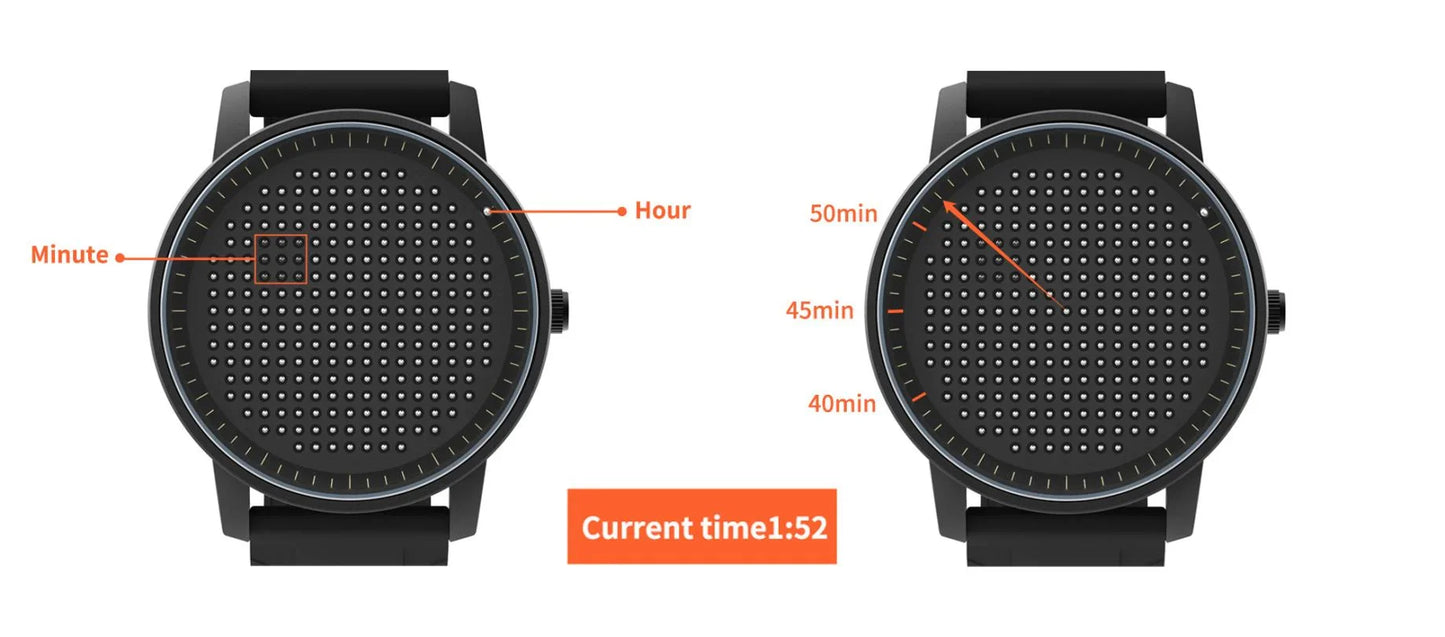 EUTOUR 2025 Magnetic Quartz Casual Watch – Simple Silicone Strap, Unisex Men’s Fashion Watch