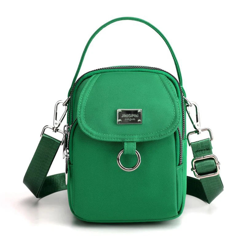 Women’s Mini Multi-Color Crossbody Bag – Compact Shoulder Bag for Daily Casual Outings, Campus, and Commute