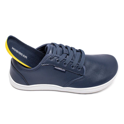HOBIBEAR Unisex Wide Barefoot Shoes – Zero Drop Minimalist Sneakers for Men & Women, Artificial Leather Trail Walking Shoes