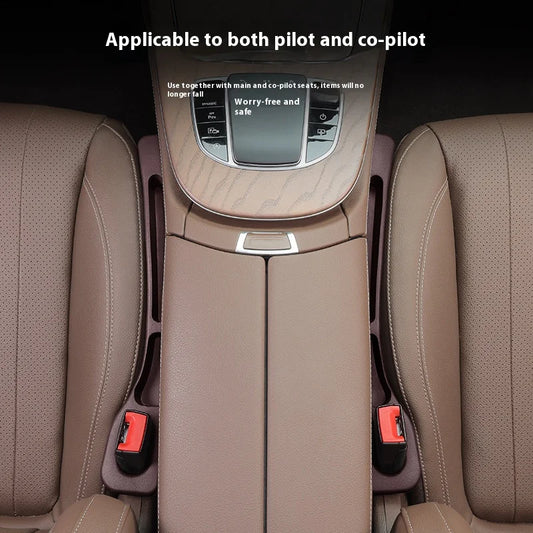 Creative Car Interior Organizer – Seat Gap Plug, Anti-Leak Strip & Multi-Functional Storage Box