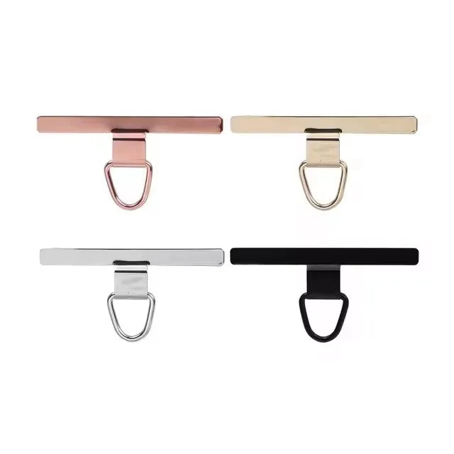 Universal Metal Phone Lanyard Gasket Patch – 1/4PCS Ultra-Thin Mobile Sling Rope, Card Clip Strap & Hang Cord Tab