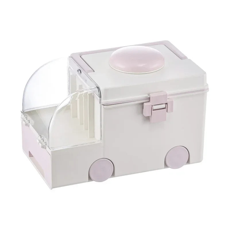Multifunctional Ambulance Medicine Box – Large Capacity Portable Medical Storage for Household Use