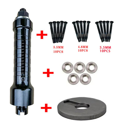 Professional Lock Cylinder Puller — Stainless Steel Nail & Screw Extractor Locksmith Tool