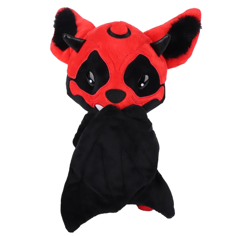 28cm Halloween Two-Tone Skeleton Bat Plush Toy – Cute Stuffed Animal Doll for Home Decor & Holiday Gift