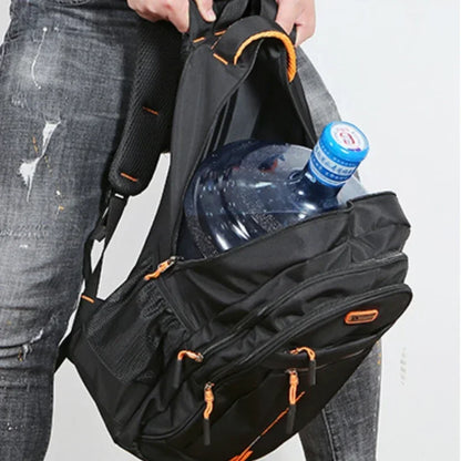 Men’s Oxford Waterproof Backpack – Business Laptop Rucksack for Travel, Work & High School Students