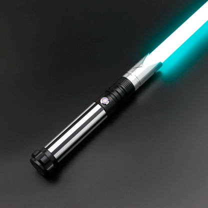 TXQSABER Heavy Dueling Lightsaber – Neo Pixel RGB Laser Saber with Metal Hilt, Smooth Swing Combat Cosplay Luminous Toy for Kids