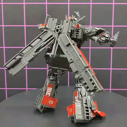 BAIWEI TW1024 Sentinel Prime Transformation Toy – Fire Engine Robot Action Figure Autobot Model TW1025