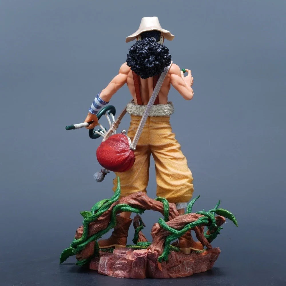 25cm One Piece Anime Figure — Usopp PVC Action Statue, Desktop Ornament Collectible Model Toy, Gift for Fans