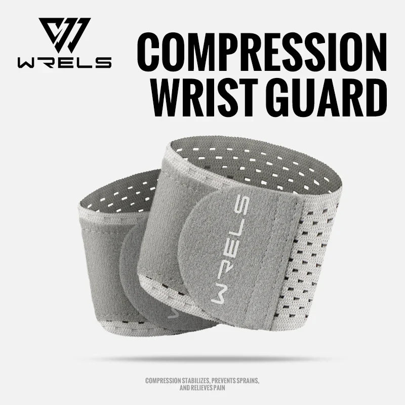WRELS Adjustable Sports Wristband — Elastic Compression Wrist Wraps for Basketball, Weight Training, and Support