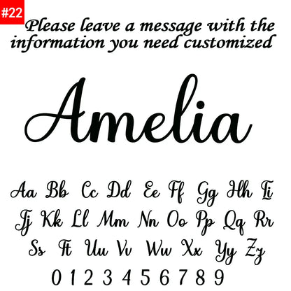 Customized Name Letter Necklace – Personalized Stainless Steel Pendant, Simple Clavicle Chain for Women, Valentine's Day Gift