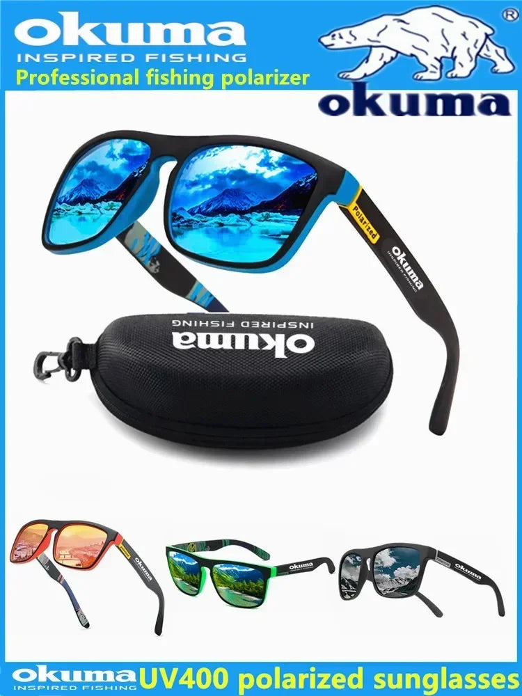 Okuma Polarized Sunglasses UV400 — Men & Women Outdoor Sunglasses for Hunting, Fishing, Driving & Biking, Optional Box
