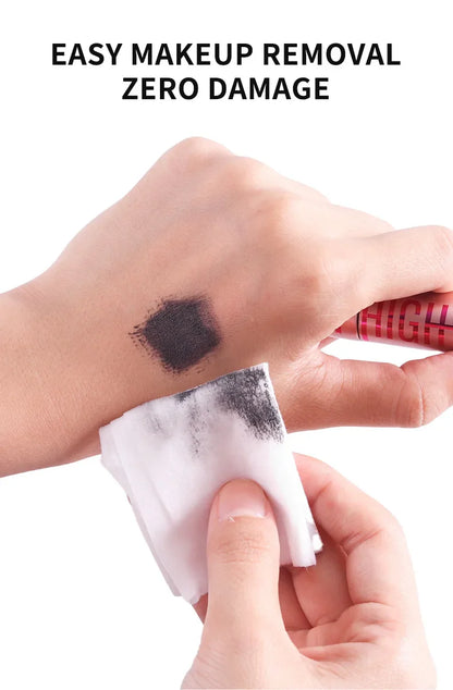 4D Lengthening Waterproof Mascara – Thick Curling, Long-Lasting Black Eyelash Enhancer for Natural Lash Extension Makeup
