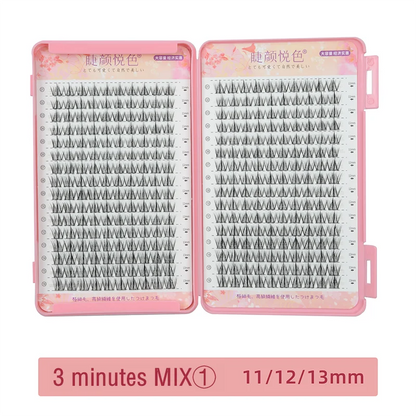 32 Rows Individual Eyelash Extensions – Professional Cluster Lashes for Grafting, Large Capacity by Flowerknow