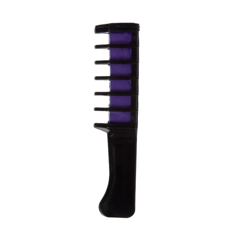 10-Color Hair Dye Comb Set – Multi-Color Disposable Hair Coloring Makeup Toy Kit for Girls