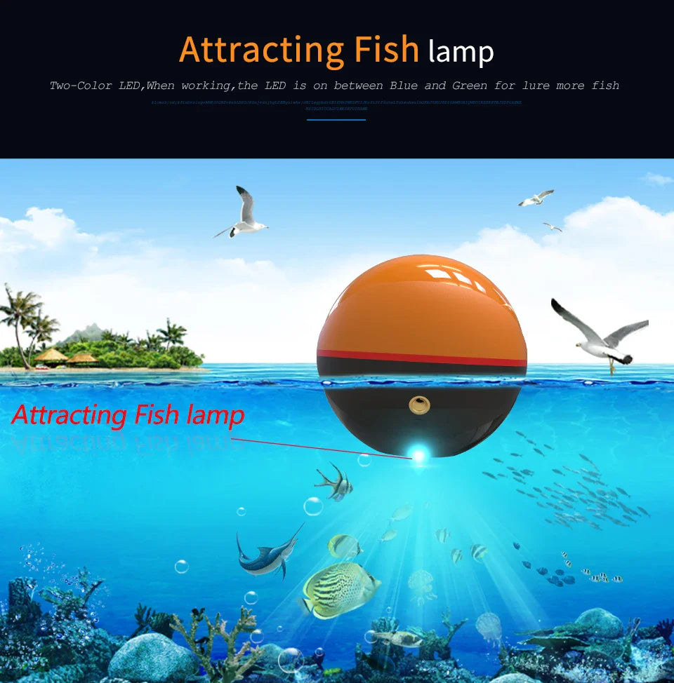 Erchang F68 WIFI Fish Finder – 100M Wireless Echo Sounder for Lake & Sea Fishing, Compatible with iOS & Android