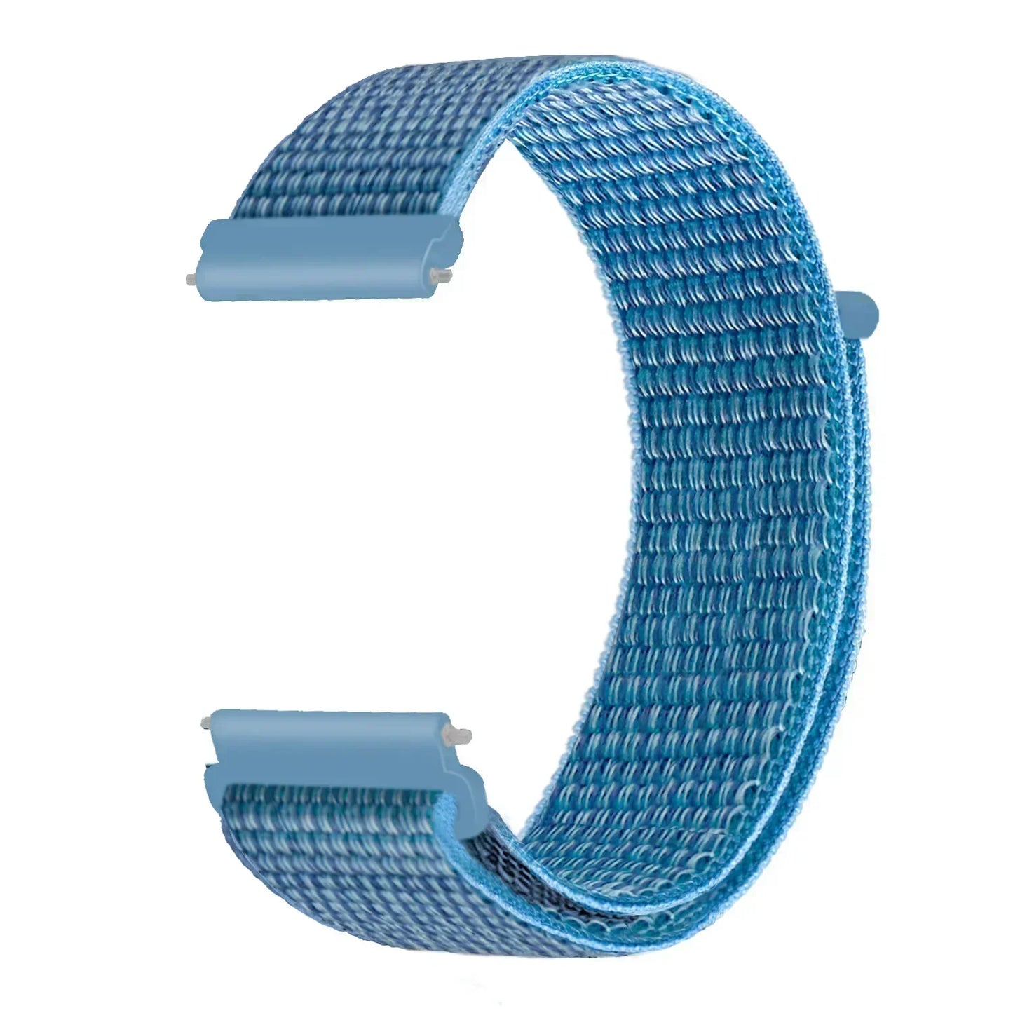 22mm Sport Nylon Loop Watch Band – Breathable Replacement Wristband for NORTH EDGE APACHE-46 Smartwatch, Durable Adjustable Strap