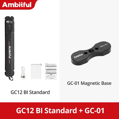 Ambitful GC12 Gold Crow Flexible Photography Lighting - 2700K-6500K Portable LED Soft Light, Inflatable Air Light