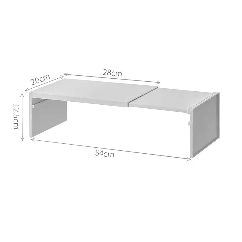 Retractable Kitchen Cabinet Organizer - Adjustable Spice Rack & Storage Shelf