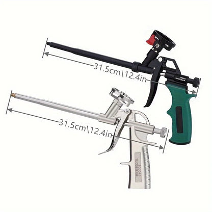 Professional Full Metal Foam Caulk Glue Gun — Easy Clean, High Precision Applicator for Foam Sealant & Adhesive