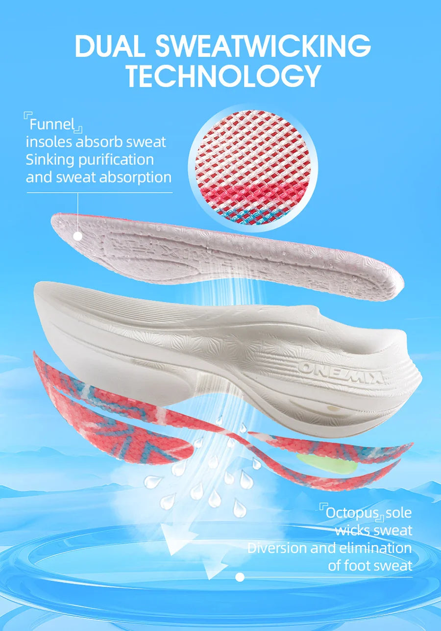 ONEMIX 2025 Carbon Plate Marathon Running Shoes - Ultralight Shock-Absorbing Sneakers with Stable Support