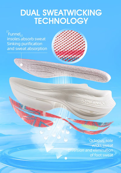ONEMIX 2025 Carbon Plate Marathon Running Shoes - Ultralight Shock-Absorbing Sneakers with Stable Support