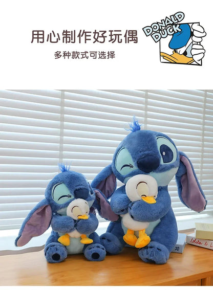 30/45cm Disney Stitch & Lilo Plush Dolls – Cute Donald Duck Stuffed Toys for Kids’ Birthday Gifts & Home Decoration