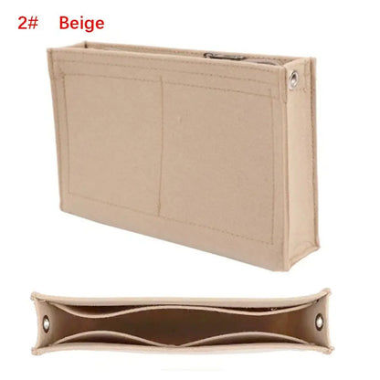 Felt Insert Bag — Durable Portable Purse Liner for Storage & Organization