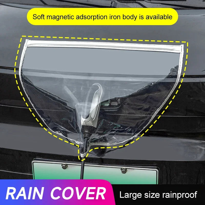 New Energy Car Charging Rain Cover – Universal Waterproof Outdoor Protection for Electric Car Charging Gun, Rain & Snow Cover Accessories