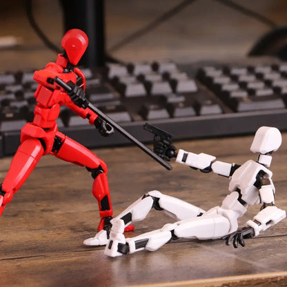 13-Joint Articulated Figure – Movable DIY 3D Printed Action Doll for Stop Motion & Animation