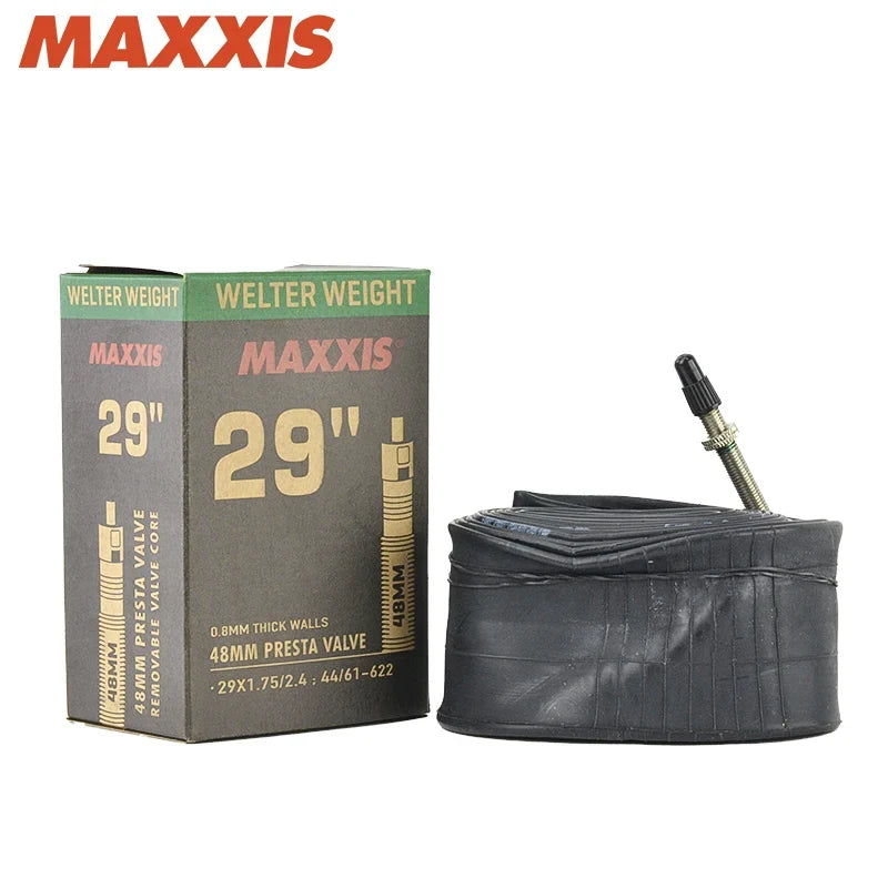 MAXXIS Bicycle Inner Tube - Presta & Schrader Valve for 20, 24, 26, 27.5, 29 Inch & 700C Bikes