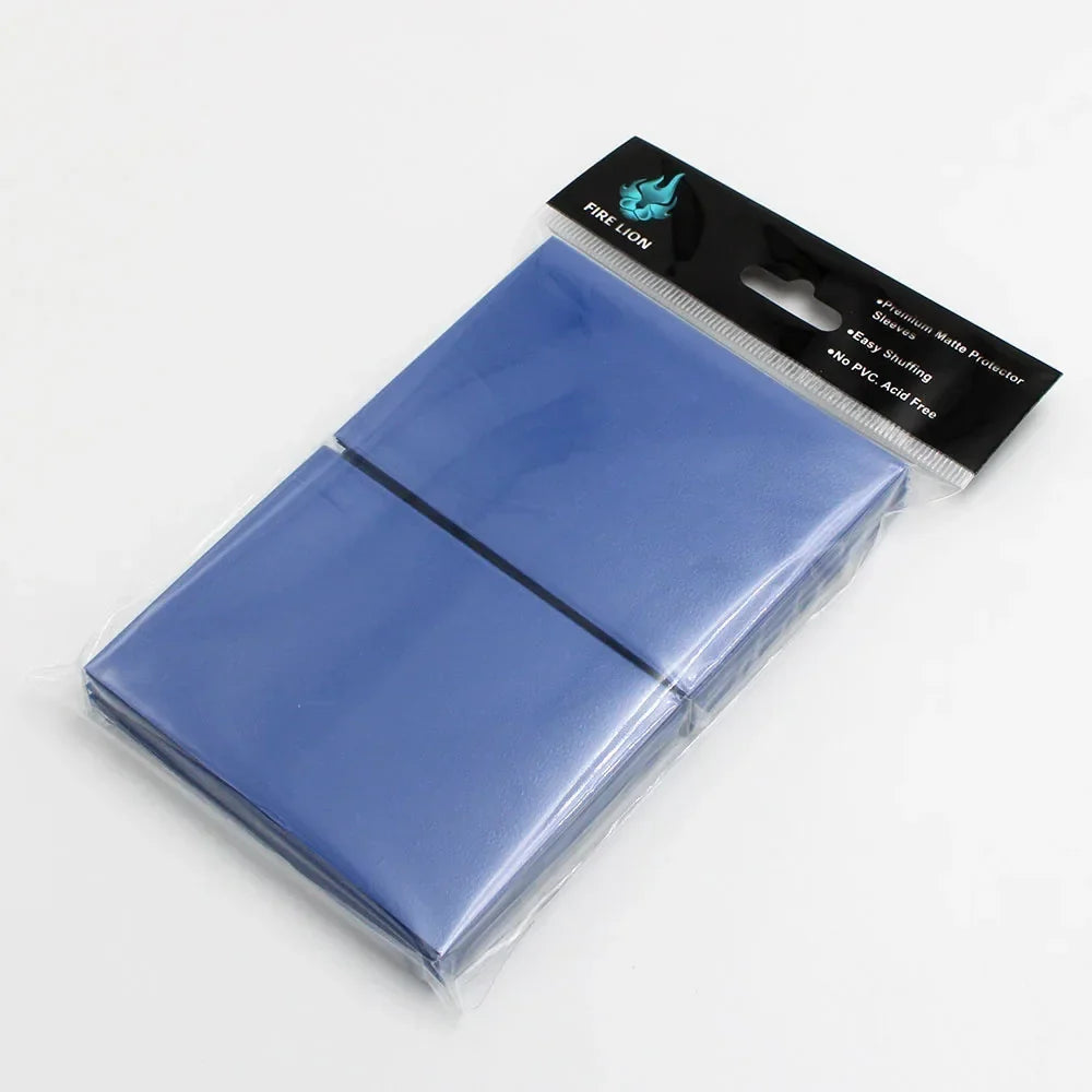 100PCS Matte Colorful Card Sleeves - 66x91mm TCG Trading Card Protectors for Tarot, Board Games & PKM Cards