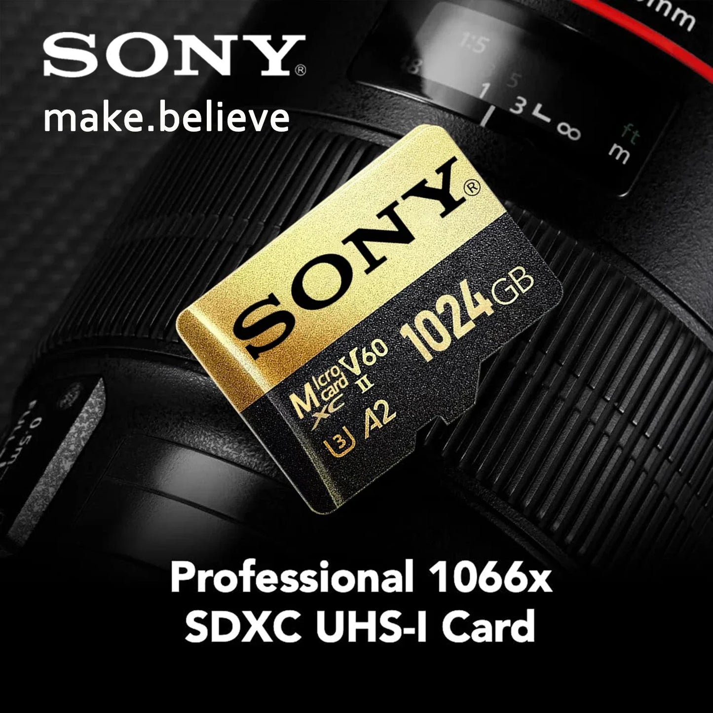 SONY High-Speed 1TB Micro SD Card — Mini MicroSD Memory Card for Xiaomi, Camera & PC (1TB/512GB/256GB/128GB)