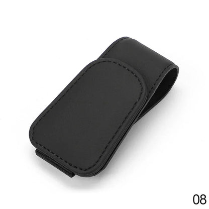 Universal Car Sun Visor Organizer Clip – Sunglasses Holder, Card & Pen Storage Auto Accessory