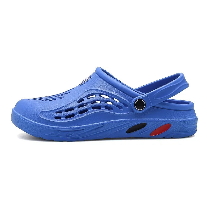 Summer Men’s EVA Sandals – Casual Hole Clogs, Outdoor & Beach Flat Slippers, Big Size 49