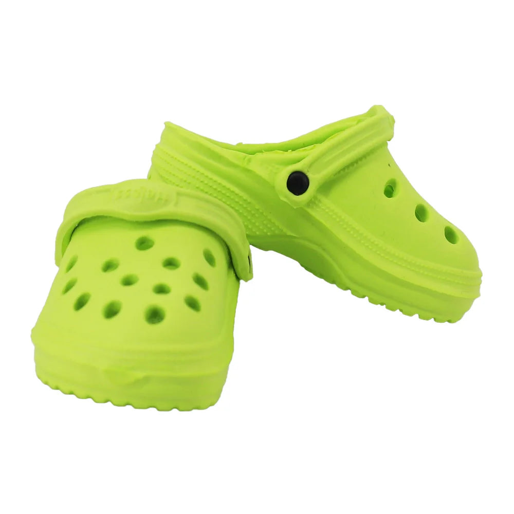 7cm Doll Sandal Shoes for 43cm Born Baby & 18-Inch American Dolls — Accessories for Doll Clothes, Girl’s Toy Gift