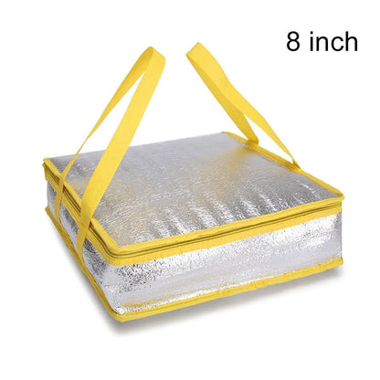 Insulated Pizza Delivery & Cooler Bag – 6/8/10/12 Inch Foldable Thermal Food Carrier for Hot & Cold Storage, Picnic & Drink Transport
