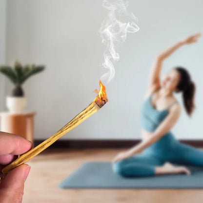 Palo Santo Natural Incense Sticks – High-Oil Aroma for Long-Lasting Yoga, Buddha & Aromatherapy Home Use