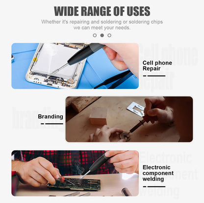 JCD 60W/80W Electric Soldering Iron – Adjustable Temperature with Digital Display for Welding & Repair