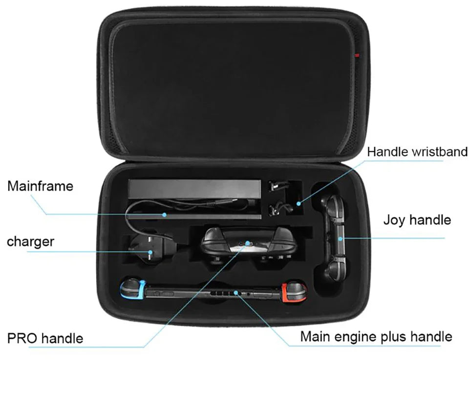 Nintendo Switch OLED Carrying Case — Portable Travel Storage Bag for Switch Game Accessories