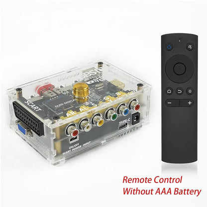 GBSC Mini Video Converter – RGBS/YPbPr/VGA/SCART to HDMI/VGA Output for Dreamcast, PS2, GameCube, Wii & SFC