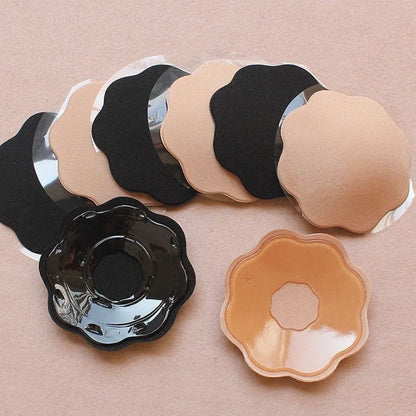 Reusable Invisible Silicone Nipple Covers – Self-Adhesive Bra Pasties Pads for Women