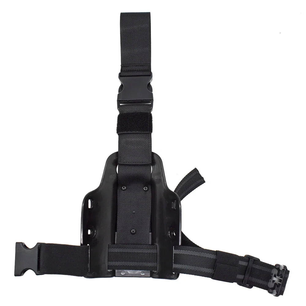 Airsoft Tactical Drop Leg Platform - Thigh Mount Holster Panel for Glock 17/19, Beretta 92/96, SIG P226, 1911