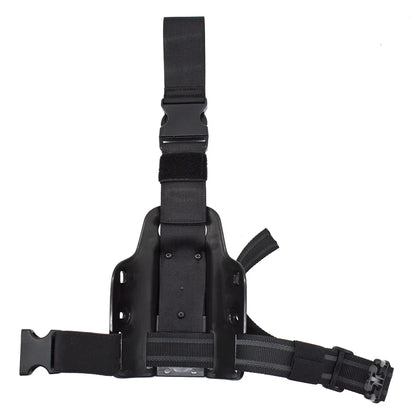 Airsoft Tactical Drop Leg Platform - Thigh Mount Holster Panel for Glock 17/19, Beretta 92/96, SIG P226, 1911
