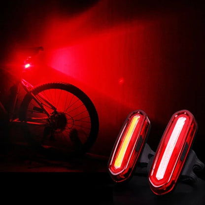 USB Rechargeable LED Bike Tail Light – Bright Rear Warning Lamp for Mountain & Road Cycling