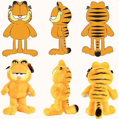 Original Garfield Family Plush Toys — Kawaii Soft Stuffed Garfield & Odie Dolls for Kids